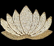 Home Decor - Wall Hanging. Handmade Decorative Lotus Design with Natural Sea Shells.