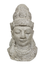 Home Decor Statue: Vintage Finish Stone Bust of Goddess Dewi Sri.