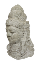 Home Decor Statue: Vintage Finish Stone Bust of Goddess Dewi Sri.