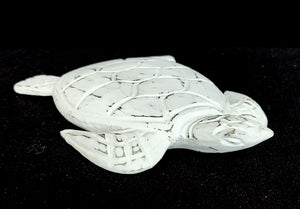 Home Decor. Table - Wall Sculpture. Handcrafted Wooden Decorative Turtle Sculpture, "Sea Turtle Guardian".
