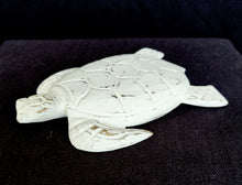 Home Decor. Table - Wall Sculpture. Handcrafted Wooden Decorative Turtle Sculpture, "Sea Turtle Guardian".