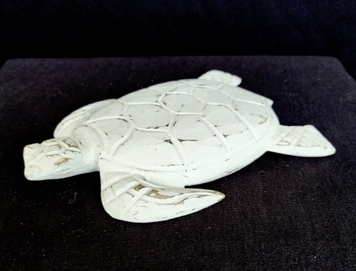 Home Decor. Table - Wall Sculpture. Handcrafted Wooden Decorative Turtle Sculpture, 