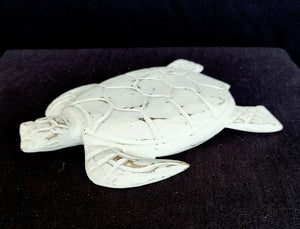 Home Decor. Table - Wall Sculpture. Handcrafted Wooden Decorative Turtle Sculpture, "Sea Turtle Guardian".