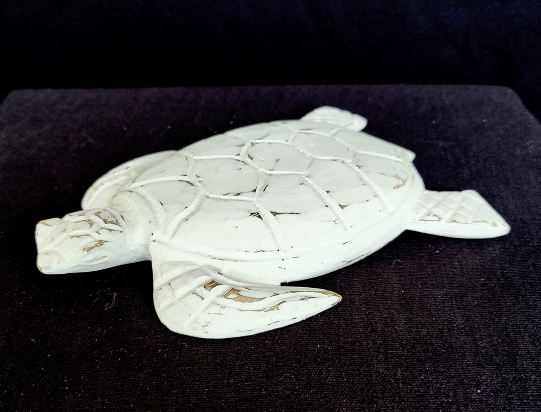 Home Decor. Table - Wall Sculpture. Handcrafted Wooden Decorative Turtle Sculpture, 