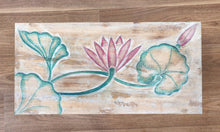 Home Decor. Table Decor-Storage Accessory. Large Decorative Handcrafted Lotus Design Wooden Box.