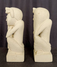 Home Decor. Tabletop Accents. Sandstone Statuettes of Resting Women. "The Maidens".