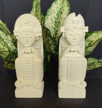 Tabletop Decor. Handcrafted Sandstone Sculptures of a Dreaming Couple.
