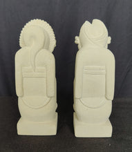 Tabletop Decor. Handcrafted Sandstone Sculptures of a Dreaming Couple.
