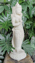 Home Decor: Garden Statue. Stunning Goddess Devi Tara Sculpture in Stone.