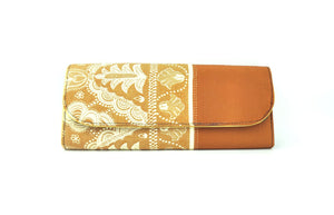 Fashion Accessory - Handbag. Lovely and Elegant Handmade Faux Silk Clutch Bag.