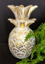 Home Decor. Tabletop Showpieces. Handcrafted Wooden Pineapple Accent, "Charming Pineapple".