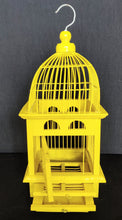 Home Decor. Beautiful Decorative Bamboo and Wood Bird Cage.