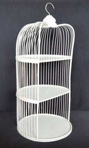 Home Decor. Beautiful Decorative Bamboo Bird Cage Display Shelf.