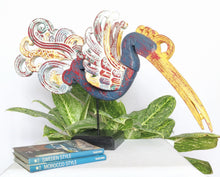 Home Decor. Beautiful Colourfully Painted, Handcrafted Toucan Bird Sculpture in Wood.