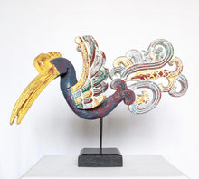 Home Decor. Beautiful Colourfully Painted, Handcrafted Toucan Bird Sculpture in Wood.