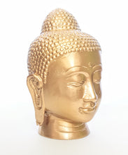 Home Decor. Tabletop Idol.
Far Eastern Bronze Head Statuette of Lord Buddha.