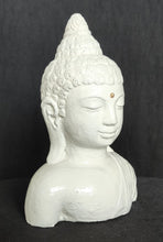 Home Decor Table - Outdoor idol. Cute Buddha Bust Carved in Stone 