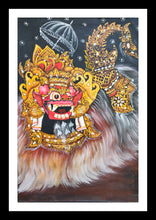 Home Decor: Wall Hanging Art.
Colourful and Detailed Dancing Barong painting on canvas.