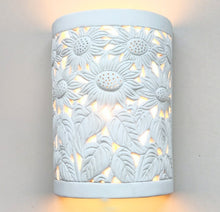 LIGHTING: Beautiful Table /  Wall light fixture in Sunflowers design.