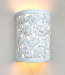 LIGHTING: Beautiful Table /  Wall light fixture in Sunflowers design.