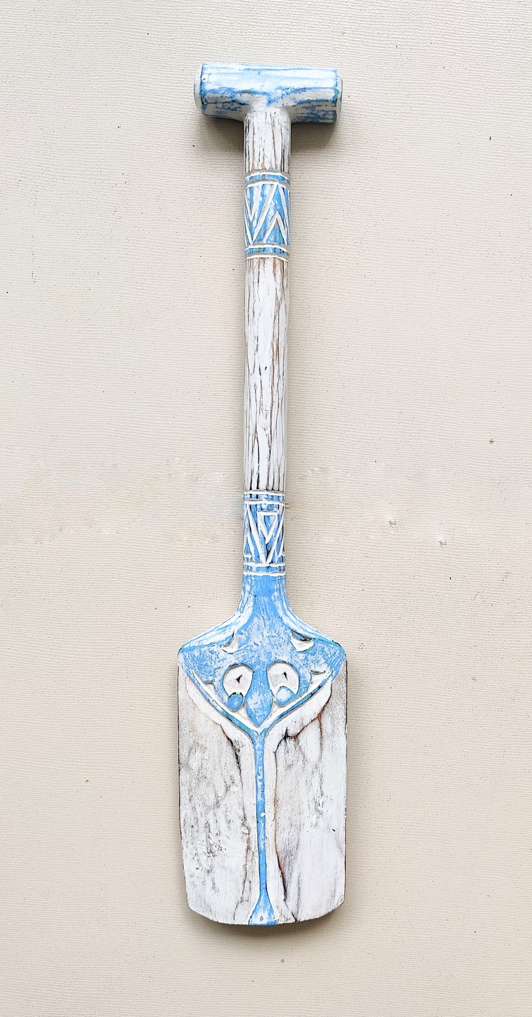 Home Wall Hand Crafted and Painted Wooden Boat Paddle TAMARA HOME DECOR