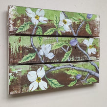 Home Decor: EXQUISITE WALL HANGING DECOR: Beautiful Hand Painted Magnolia Flowers on Wooden panels.